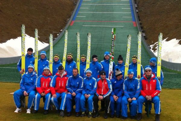 russia team skijumpigrusru - ROSJANIE TRENOWALI w KLINGENTHAL