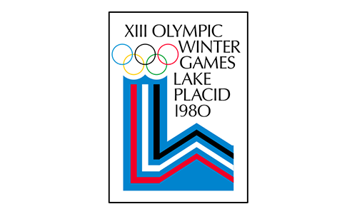 Lake Placid 1980 logo - Zimowe Igrzyska Olimpijskie - LAKE PLACID 1980 (skocznia duża indywidualnie)
