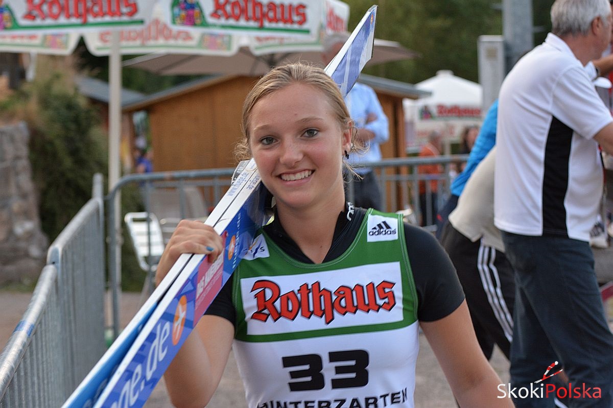 Althaus Katharina Hiza fot.S.Piwowar - FIS CUP PAŃ HINTERZARTEN: NIEMKI NAJLEPSZE NA TRENINGACH
