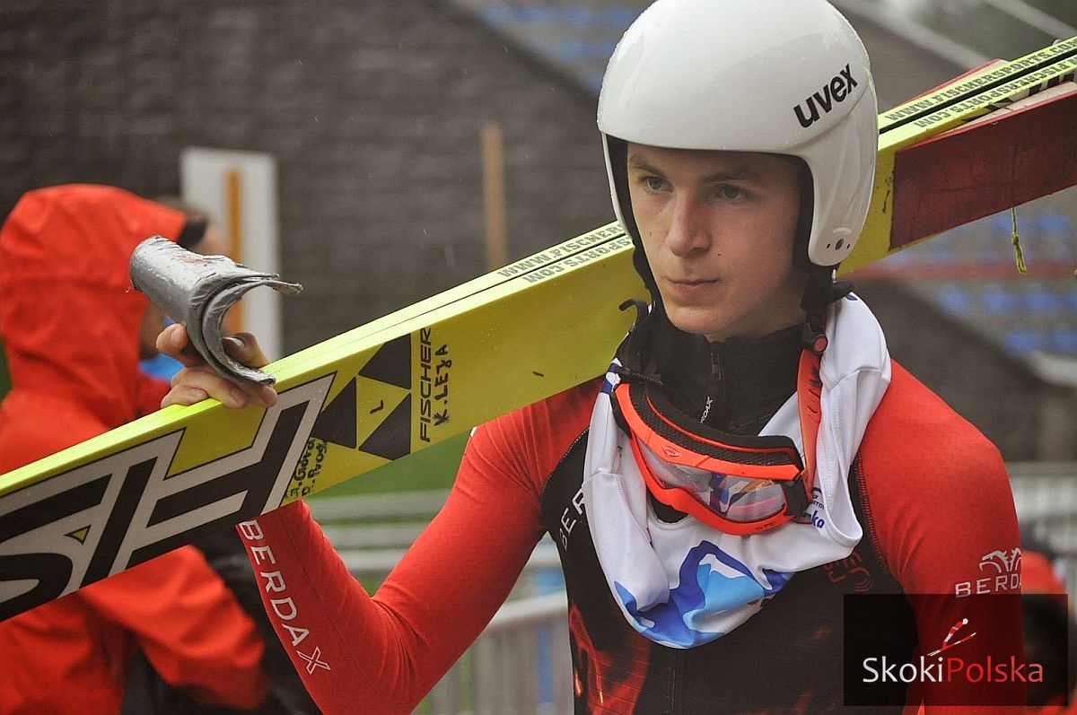 Leja Krzysztof K.Sluzewska - FIS Cup Notodden: dobre skoki polskich juniorów podczas treningów