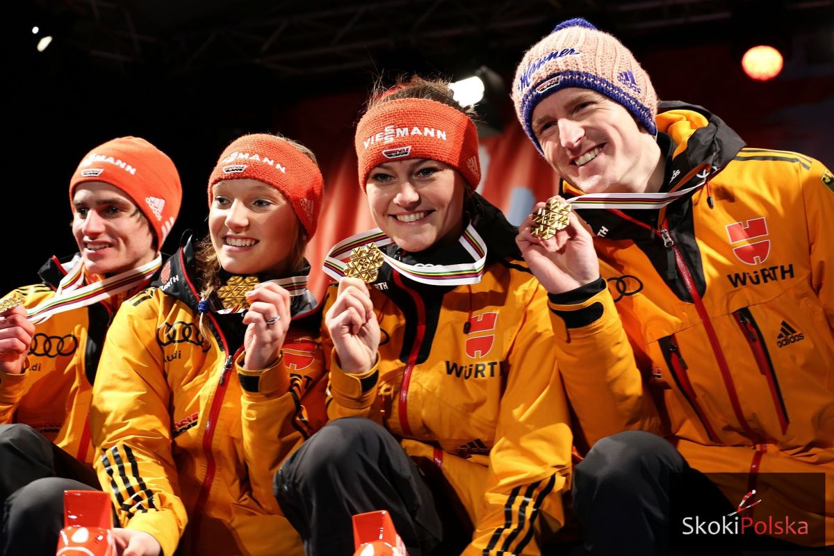 Falun.2015.mix Vogt Althaus Freund Freitag fot.Julia .Piatkowska - MŚ Lahti: 14 drużyn powalczy o medale w mikstach (LIVE)