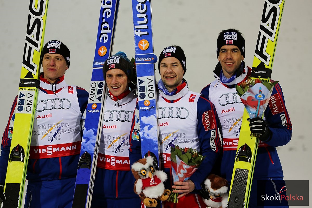Norwegia Falun.2015 - PŚ Lahti: Norwegowie podtrzymują dobrą passę, Polacy poza podium
