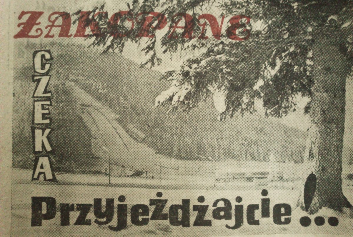 Zakopane 1962 Wielka.Krokiew gazeta.sportowa.tempo .12.02.1962 - O Antonim Łaciaku, powojennym polskim wicemistrzu świata