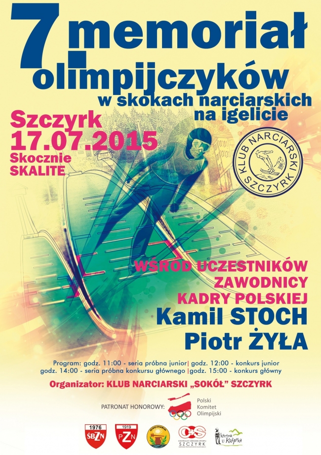 Memorial Olimpijczykow Szczyrk.2015 plakat - Już w piątek VII Memoriał Olimpijczyków w Szczyrku