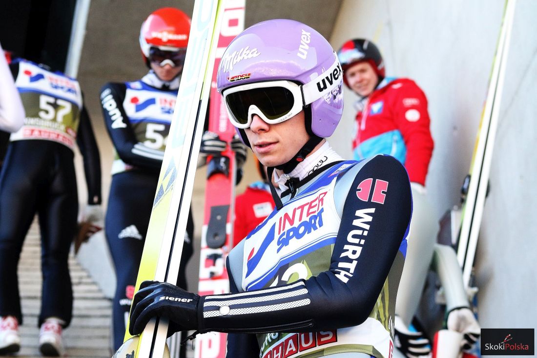 Wellinger Andreas Innsbruck.2017 fot.Julia .Piatkowska - MŚ Lahti: Wellinger na czele serii próbnej, Wuerth najwyżej wśród kobiet