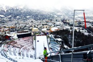 Widok z Bergisel na Innsbruck (fot. Julia Piątkowska)
