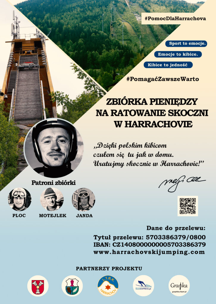 Plakat 726x1024 - Konferencja w Harrachovie dotycząca starań o odbudowę skoczni narciarskich