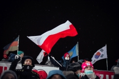Polska flaga na trybunach w Niżnym Tagile (fot. Alexey Kabelitskiy / LOC World Cup stage in Nizhny Tagil)