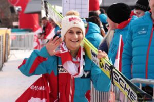 Read more about the article PŚ Pań Sapporo: Pierwszy triumf Pinkelnig, rekord Lundby i punkty Rajdy [WYNIKI]