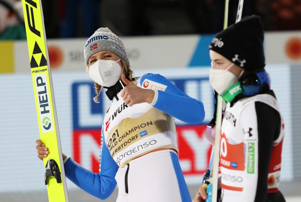 Read more about the article Taniec zamiast skoków narciarskich… Co z igrzyskami? Zaskakująca decyzja Maren Lundby