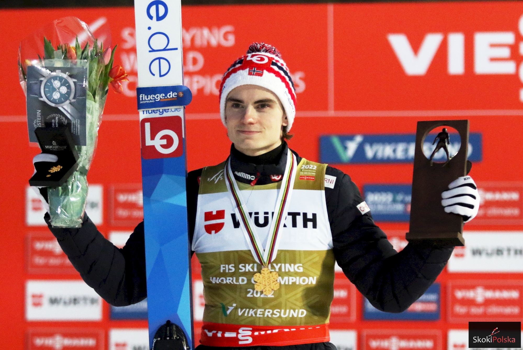 MariusLindvik winner MSLVikersund2022 fotJuliaPiatkowska - Mistrzostwa Świata w lotach narciarskich